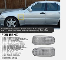 f&uuml;r Mercedes W202 W208 W210 SLK CLK Sprinter Klarglas Led Seitenblinker Blinker 