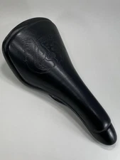 Mongoose Seat Dropnose Velo 283 Old Mid School BMX  Vintage Black Maurice Logo