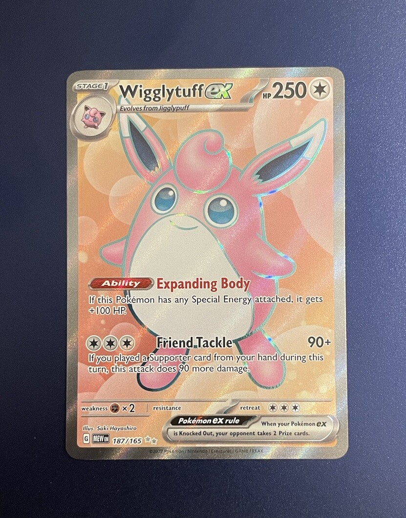 Wigglytuff ex 187/165 Sv: Scarlet & Violet 151