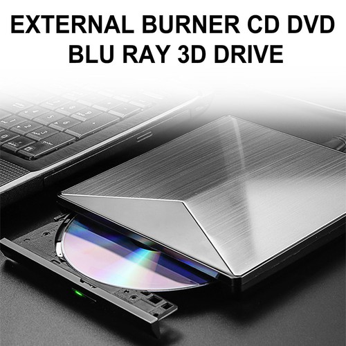 6X Genuine Burner External USB 3.0 Super Slim DVD BD Recorder Drive U7 - Afbeelding 10 van 26