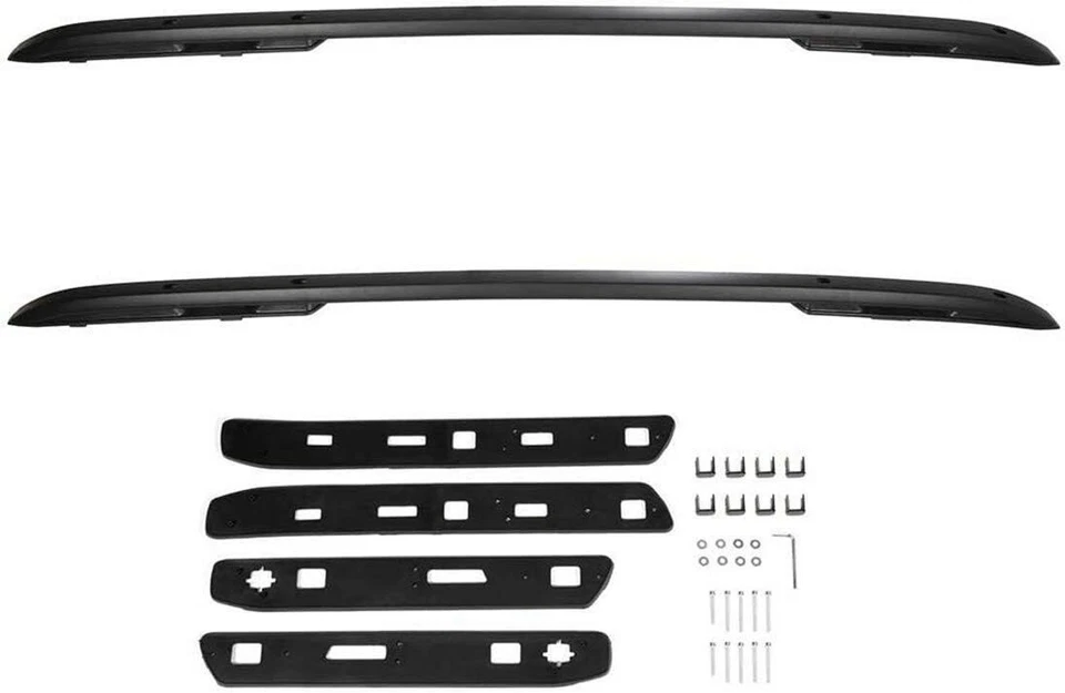 Новый черный алюминиевый багажник на крышу с поперечными штангами для Jeep Renegade 2015-2023 - Изображение 3 из 4