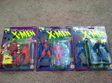 toybiz XMEN XFORCE juggernaut magneto apocolyps SET OF 3 marvel spiderman hulk