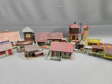 Lot of 12 Faller, Heljan Hoffman HO Scale Buildings Vintage Various Models Lot D