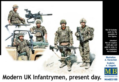 Master Box 1/35 Modern UK Infantrymen Present Day 5 MBL35180