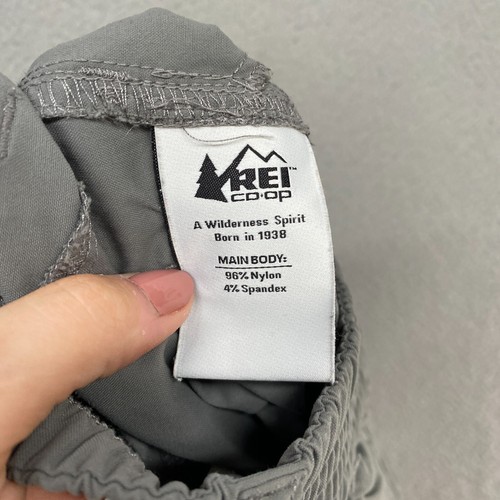 REI Hiking Pants Girls Small 8 Outdoor Convertible Zip Off Shorts Gray Outdoors - Picture 10 of 15
