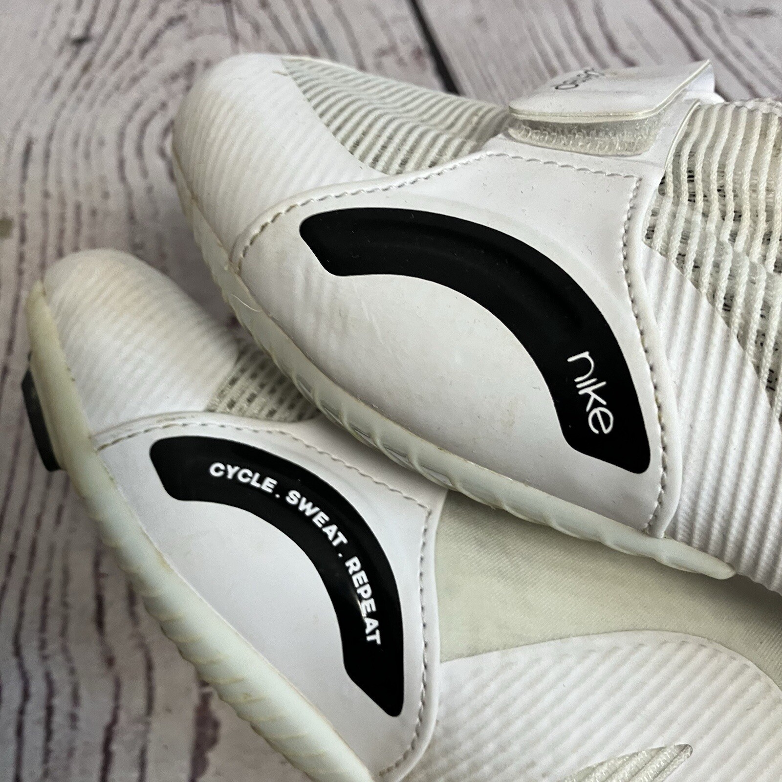 Nike SuperRep Indoor Cycling Shoe White/Black CJ0775-100 Women's Size 6 thumbnail 7