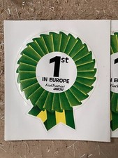Fiat Tractor 1st In Europe Rosette, Pair (genuine)