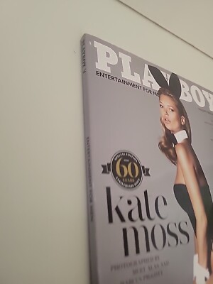 Playboy January 2014 KATE MOSS Playboy LN W/centerfold 60th