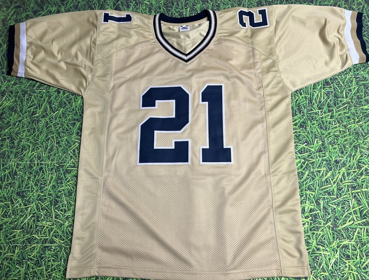 CALVIN JOHNSON CUSTOM GA TECH YELLOW JACKETS JERSEY MEGATRON