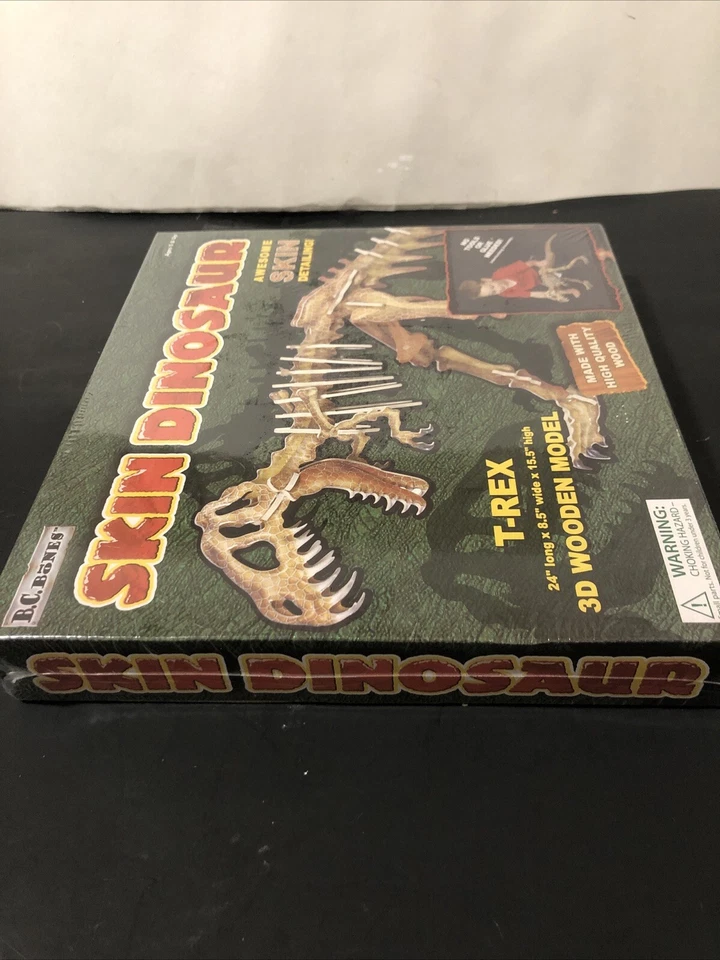 B.C. Huesos Piel Dinosaurio T-Rex Kit de Modelado 3D Piel Dinosaurio 49218 NUEVO Y Sellado Foto 3 de 3