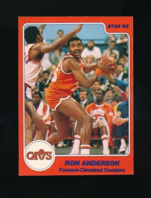 1984-85 Star #214 Ron Anderson rookie rc ex to EXMT short print sp