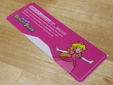 Nintendo Game Boy Advance SP GBA SP     PRINCESS PEACH     Sticker Label MINT
