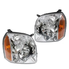 LABLT Headlights Halogen For 2007-2014 GMC Yukon Denali XL1500 2500 Left&Right