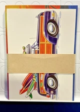 6X Tree-Free Greetings "BLANK INSIDE" Greeting Cards & Envelopes 11011 sharks