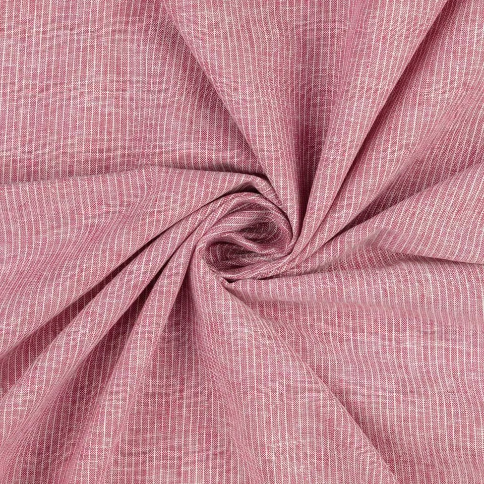 Halbleinen Meterware Feinstreifen - Leinenstoff gestreift Sommerleinen *ab 50 cm - Bild 3 von 4