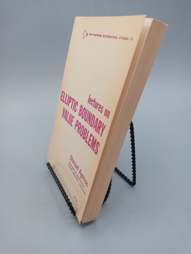 Lecture on Elliptic Boundary Value Problems ~ Shmuel Agmon ~ 1965 PB - Picture 3 of 10