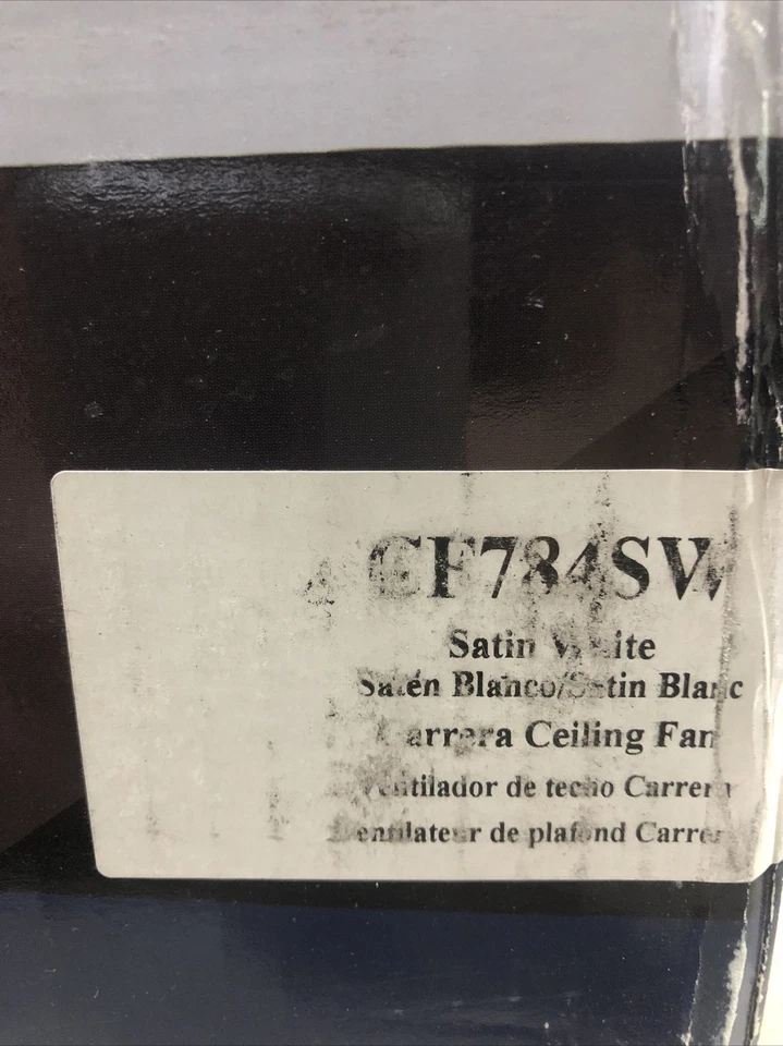 Emerson Ceiling Fan CF784 60-Inch SATIN WHITE Finish - Image 2 of 3