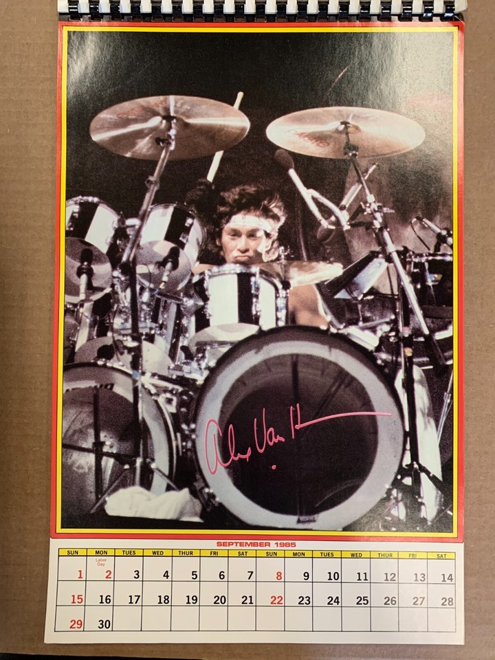 VAN HALEN 1985 Calendar eBay