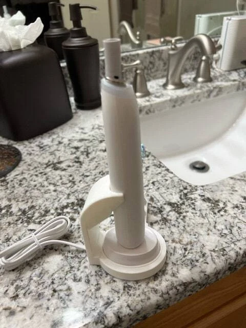 Oral B IO 3,4,5 Cepillo + Soporte de Cabezal para Base Ovalada Organizador de Encimera Foto 3 de 4