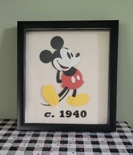 Mickie Mouse 3DDD Art Ralph Sutton Circa 1940 Mickie Mouse Great Collector Gift