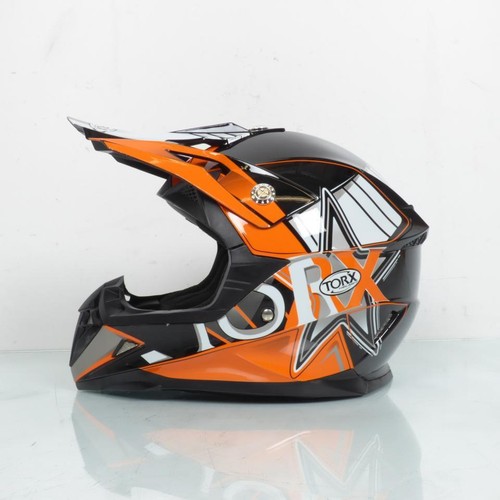 Casque de Motocross Pour Jeunes Et Adultes, Homologué DOT, Avec Lunettes, Gants, Masque, Casque de Moto Tout-Terrain, éQuipement de Protection Pour Moto, VTT, Cross-Country(Blue track,L(56-57cm