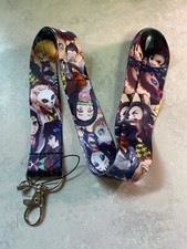 Demon Slayer Kimetsu No Yaiba Anime Cute Lanyard Strap ID Badge Keychain Phone