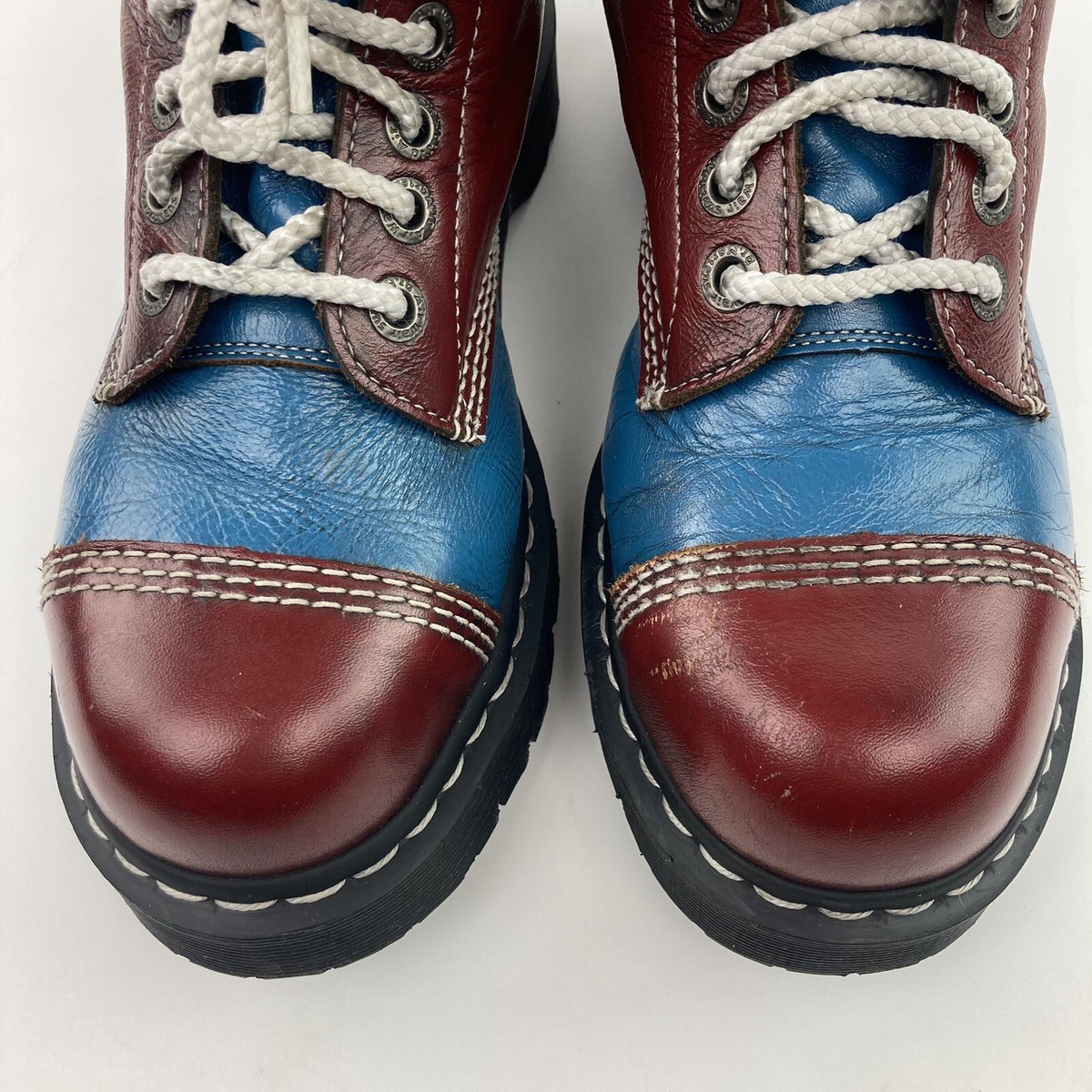 Dr. Martens 8761 BxB Boot Mens US Size 7 Steel Toe Blue