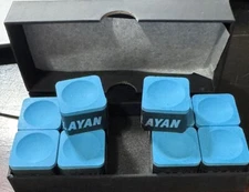 PAGULAYAN 10 PACK CHALK BLUE  COLOR HIGH QUALITY WONT FLAKE N TABLE SHIPS FREE