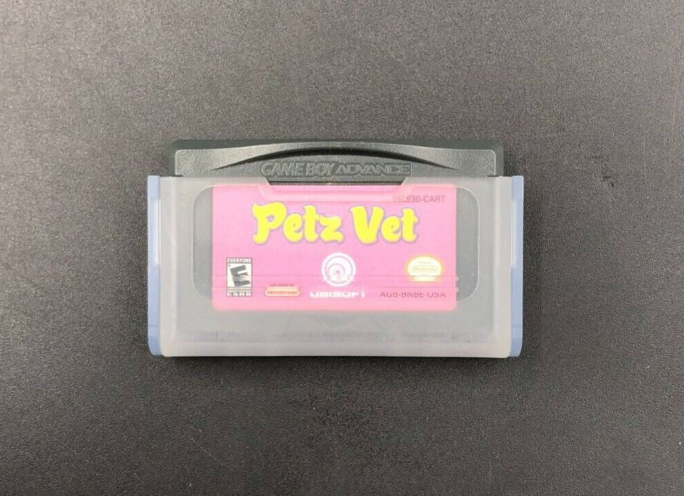 Petz Vet (Nintendo Game Boy Advance, GBA) Game Cartridge Only w/ Case