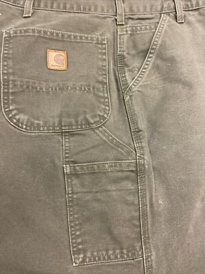 Carhartt Original Dungaree Fit Work Pants Utility Olive Green