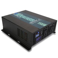 1500W Pure Sine Wave Inverter 36V to 120V Power Converter Solar Home RV Off Grid