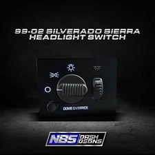 1999-2002 Silverado Sierra Headlight Dimmer Switch (COLD WHITE LED)