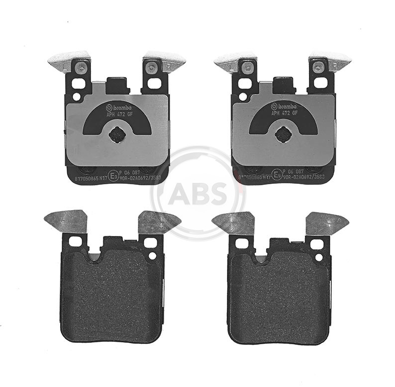 Brake Pad Set, disc brake BREMBO P 06 087