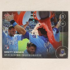 2016 Topps Now Card #105: Kansas City Royals Brett Eibner (RC)