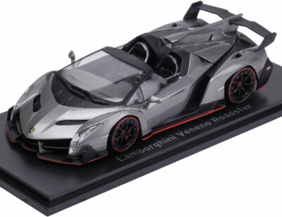 1.43 lamborghini veneno roadster Kyosho Grey/Red Line … | eBay UK