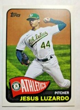 2021 Topps Series 2 Baseball 1965 Redux Insert #T65-36 Jesus Luzardo Athletics