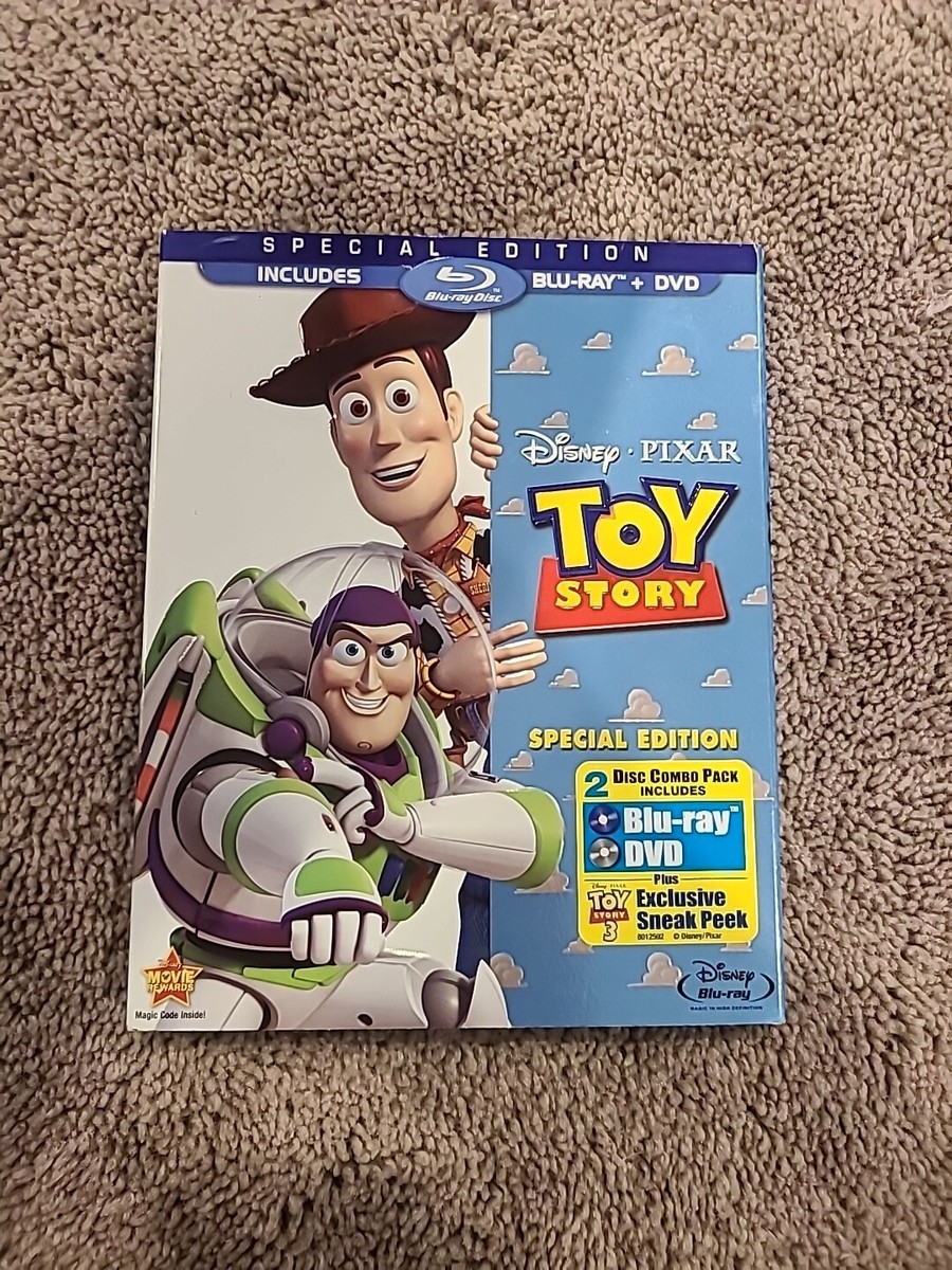 Toy Story Blu-ray (2012) Disney Pixar *Special Edition* Blu-Ray