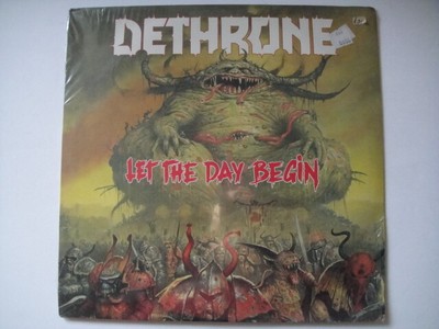 Dethrone    Let The Day Begin LP Under One Flag    FLAGGE 41 Frankreich 1989 SEALED