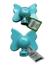 2 New Kid's Spot Sprinkler Butterfly Shaped, Made With Durable Metal.