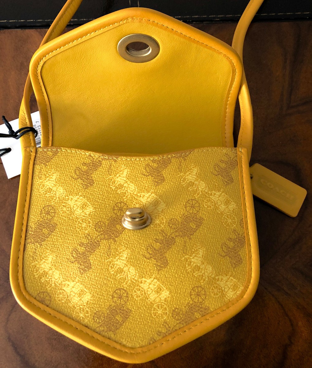 Coach ORIGINALS Horse & Carriage Mini TURNLOCK FLAP POUCH 15