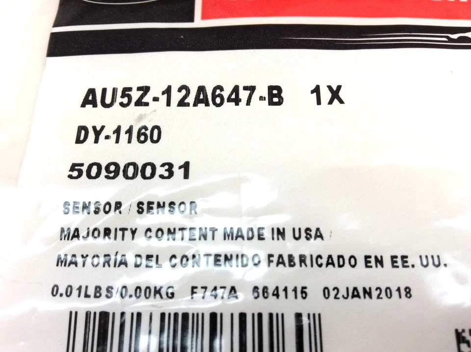 Ford Fusion F-150 Ambient Air Temperature Sensor Motorcraft new OE AU5Z-12A647-B - Image 4 of 4