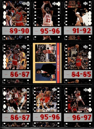 迈克尔·乔丹,NBA,9 张卡批量名人堂,免运费芝加哥公牛队 75 美分 A 卡 - 第 20 张/共 29 张