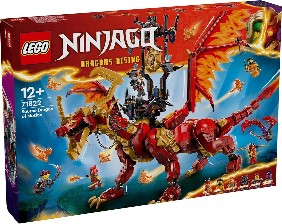 LEGO 71822 NINJAGO: Source Dragon of Motion 12+ Block Toy New