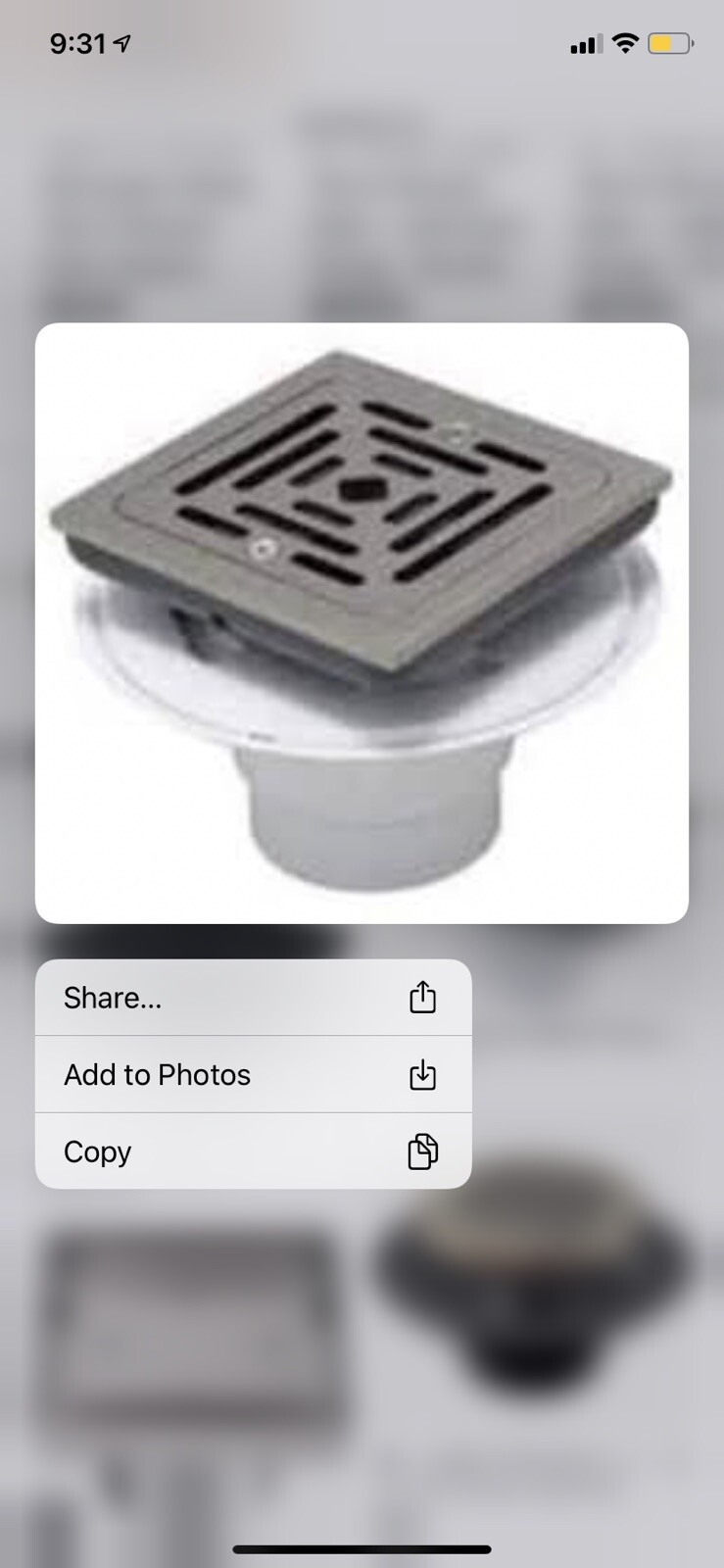 MONOGRAM BRASS MB170104 TILEIN SHOWER DRAIN BRUSH NICKEL FINISH for