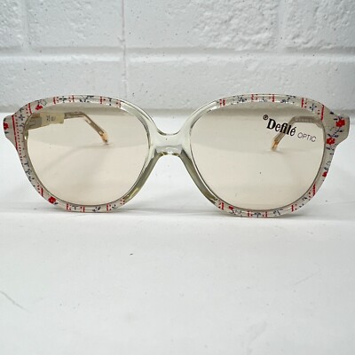 Defile Optic Mod.251 D26 Eyeglasses Frames White Red Blue Round 46-20 H2821