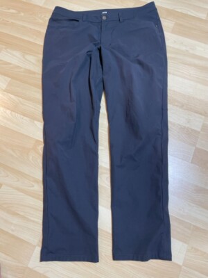 Lululemon ABC Pants Slim Mens 34 x 30 Warpstreme Obsidian Gray Stretch