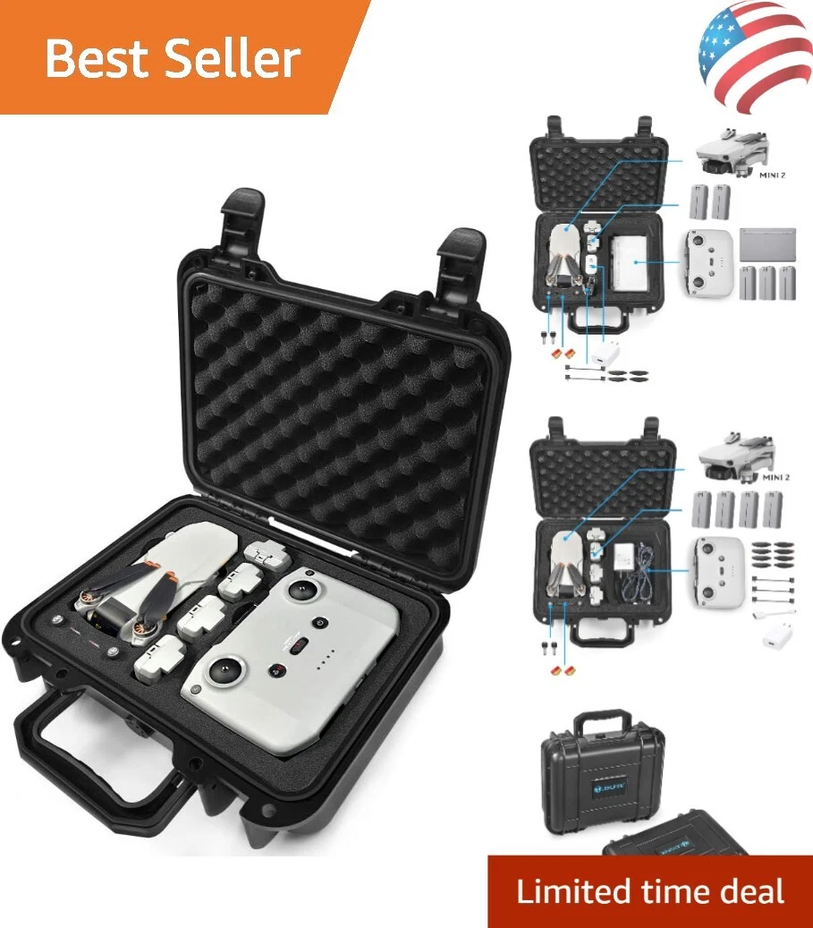 Rugged Waterproof Hard Case for DJI Mini 2 SE Mavic Mini 2 Drone