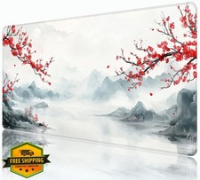 Cherry Blossom XXL Mouse Pad 35.4"x15.7" Japanese Sakura Gaming Mat