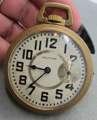 Antique Waltham 7132651 PT Bartlett 17 Jewels Large Pocket Watch - RUNNING!