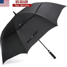 Ultimate Golf Umbrella Windproof Automatic Open Double Canopy Travel Durable New